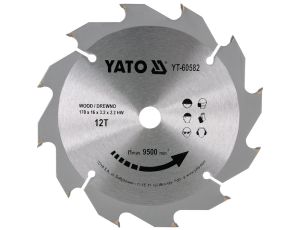 YATO - TARCZA WIDIOWA DO DREWNA 170X12TX16MM - YT-60582