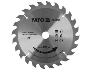 YATO - TARCZA WIDIOWA DO DREWNA 190X24TX20MM - YT-60634