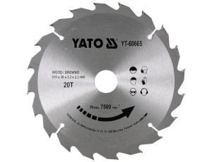 YATO - TARCZA WIDIOWA DO DREWNA 210X20TX30MM - YT-60665