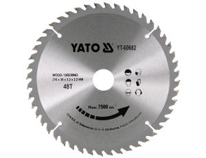 YATO - TARCZA WIDIOWA DO DREWNA 216X48TX30MM - YT-60682