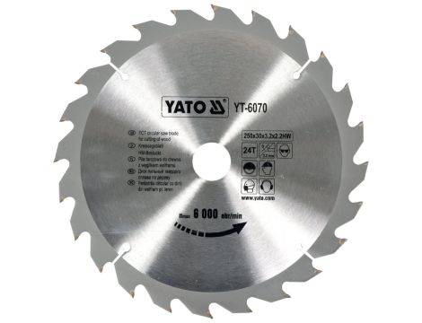 YATO - TARCZA WIDIOWA 250X24TX30 MM - YT-6070