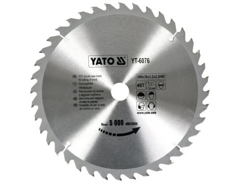 YATO - TARCZA WIDIOWA 300X40TX30 MM - YT-6076