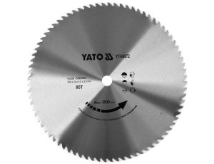 YATO - TARCZA  DO DREWNA BEZ WIDII 500X80TX32MM - YT-60872