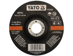 YATO - TARCZA WYP. DO CIĘCIA METALU 125x2,5 - YT-6116
