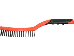 YATO - SZCZOTKA DRUCIANA PLASTIK. RĄCZKA 3-RZĘD - YT-6330
