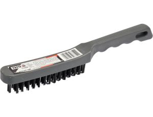 YATO - SZCZOTKA DRUCIANA 4-RZĘDOWA PLAST RĄCZKA - YT-6354