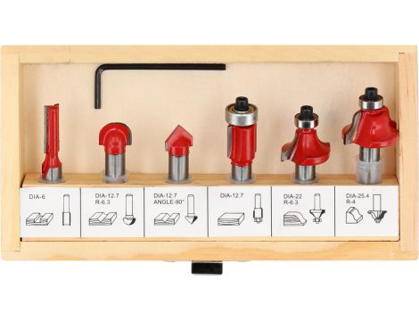 YATO - FREZY WID. DO DREW TRZPIEŃ FI 8 MM 6 SZT - YT-68001