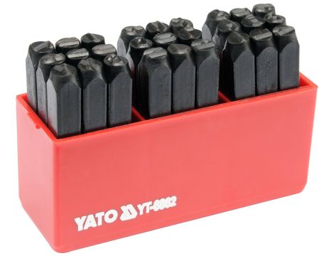 YATO - ZNACZNIKI LITEROWE 27 CZ NO 6 mm - YT-6862