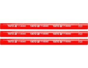 YATO - OŁÓWKI STOLARSKIE HB 3SZT - YT-692603