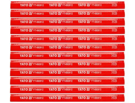 YATO - OŁÓWKI STOLARSKIE HB 12SZT - YT-692612