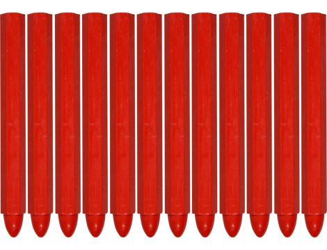 YATO - KREDA TECHNICZNA 12 SZT CZERWONA - YT-69932