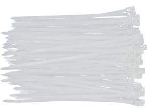 YATO - OPASKI PLA, ROZPI 4,8X200MM 100SZT.BIAŁE - YT-70661