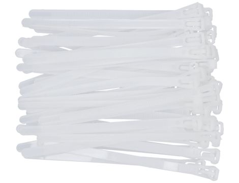 YATO - OPASKI PLA, ROZPI 7,6X150MM 50SZT. BIAŁE - YT-70662