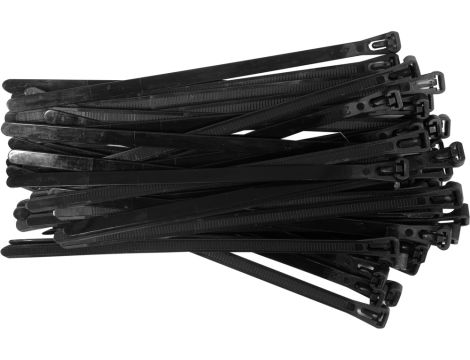 YATO - OPASKI PLA, ROZPI 7,6X200MM 50SZT. CZARN - YT-70673