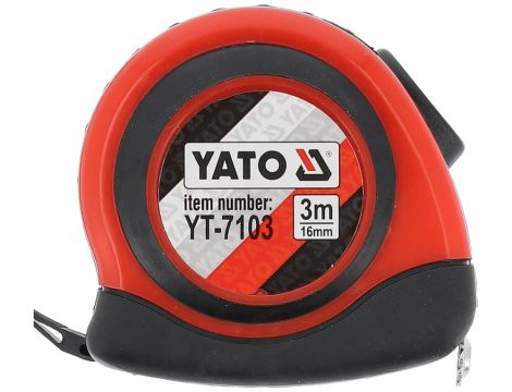 YATO - MIARA ZWIJANA 3MX16MM NYLON, MAGNES - YT-7103