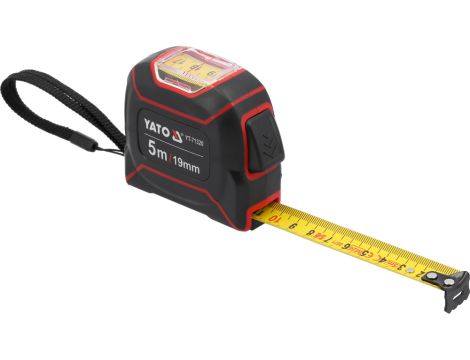 YATO - MIARA ZWIJANA 5MX19MM Z GÓRNYM ODCZYTEM - YT-71320 - 3