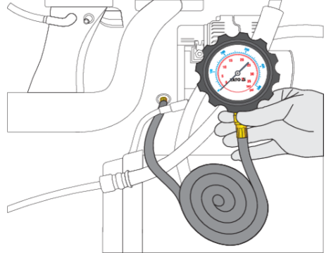 YATO - MIERNIK CIŚNIENIA OLEJU - YT-73031 - 4