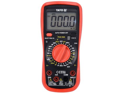 YATO - WIELOFUNKCYJNY MIERNIK CYFROWY TRUE RMS - YT-73083