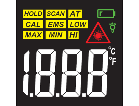 YATO - PIROMETR -50C+600C - YT-73200 - 5