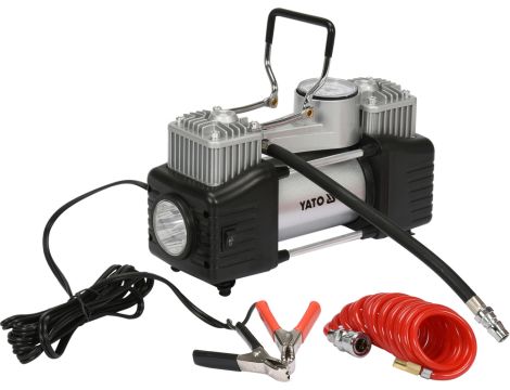 YATO - KOMPRESOR SAMOCHODOWY Z LAMPĄ LED 250W - YT-73462