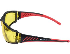 YATO - OKULARY OCHRONNE KOMFORT+ ŻÓŁTE - YT-73621 - image 2