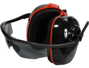 YATO - NAUSZNIKI ZINTEGR. Z OKULARAMI SZARE - YT-74635