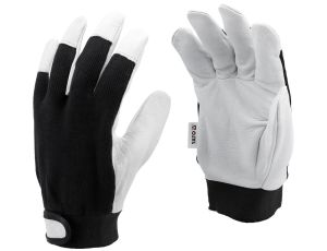 YATO - RĘKAWICE ROBOCZE SKÓRA ROZM. 10 CZARNE - YT-74640