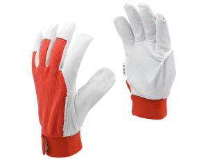 YATO - RĘKAWICE ROBOCZE SKÓRA ROZM. 9 CZERWONE - YT-746419