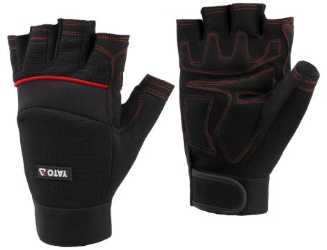 YATO - RĘKAWICE BEZ PALCÓW OCHR. ODCISK. R. 11 - YT-746600