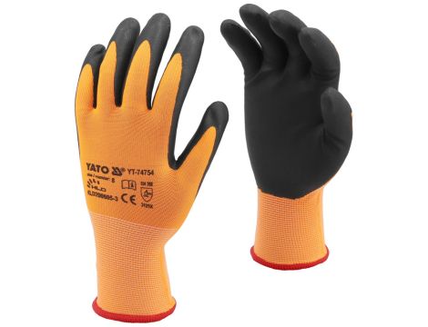 YATO - RĘKAWICE OCHR. Z OBSŁ. SMART. NITR R.10 - YT-74756