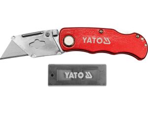 YATO - NÓŻ SKŁADANY Z BLOKADĄ 150MM+OSTRZA WYM - YT-7532