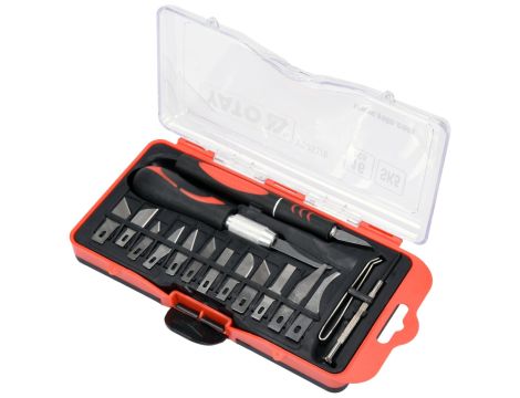 YATO - ZESTAW NOŻYKÓW PRECYZYJNYCH 16 EL. - YT-75370 - 2