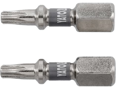 YATO - BITY 1/4"X25 MM T15 2 SZT Ni - YT-78012