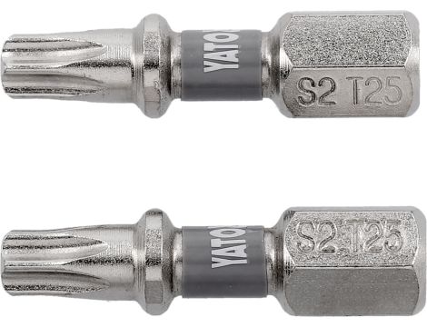 YATO - BITY 1/4"X25 MM T25 2 SZT Ni - YT-78014
