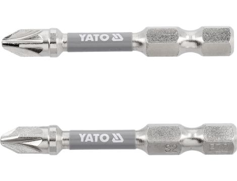 YATO - BITY 1/4"X50 MM PZ2 2 SZT Ni - YT-78024