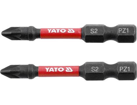 YATO - BITY UDAROWE 1/4"X50 MM PZ1 2 SZT - YT-78043