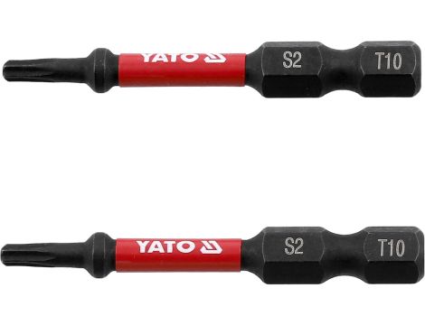 YATO - BITY UDAROWE 1/4"X50 MM T10 2 SZT - YT-78051