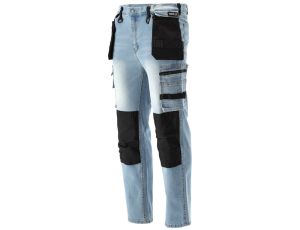 YATO - SPODNIE STRETCH JEANS L. BLUE R. L/XL - YT-79073