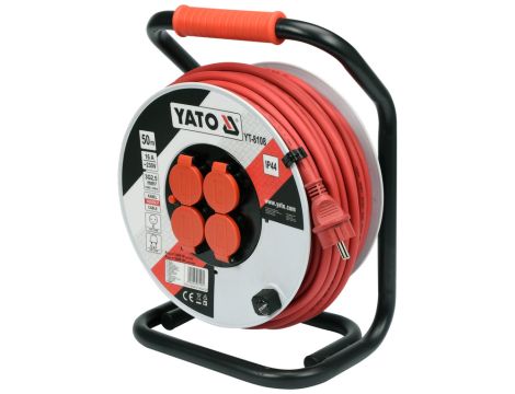 YATO - PRZEDŁUŻACZ NA BĘBNIE PLAST. 50M; 3G2,5 - YT-8108