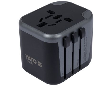 YATO - ADAPTER PODRÓŻNY UNIW. 2XUSB 12W - YT-81301