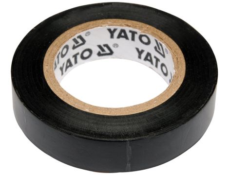 YATO - TAŚMA ELEKTROIZOLACYJNA 12MMx10M CZARNA - YT-8152