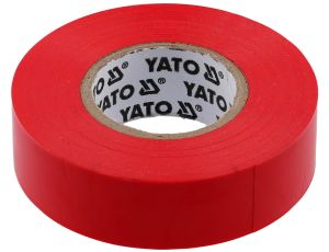 YATO - TAŚMA ELEKTROIZOLAC 19MMx20M CZERWONA - YT-8166