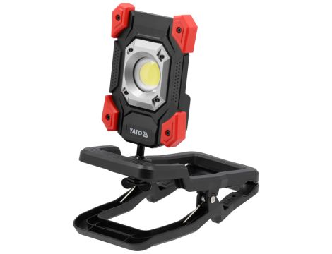 YATO - REFLEKTOR PRZENOŚNY 20W 2000LM Z ZACISK. - YT-818216