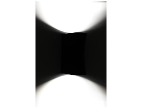 YATO - LAMPA ŚCIENNA ZEWN. CZARNA ALUM. 2XGU10 - YT-81902 - 5