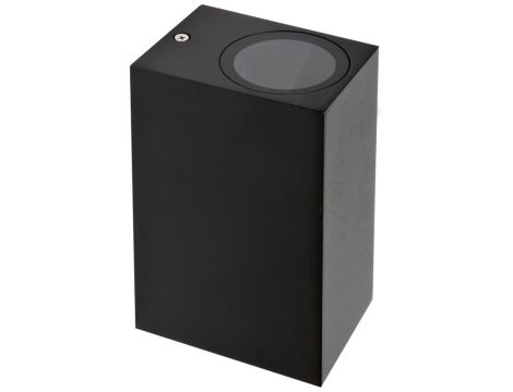 YATO - LAMPA ŚCIENNA ZEWN. CZARNA ALUM. 2XGU10 - YT-81903