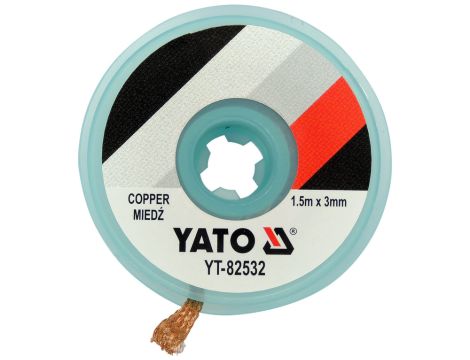 YATO - TAŚMA ROZLUTOW. PLECIONKA 3.0MM X 1,5M - YT-82532
