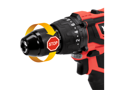 YATO - WIERTARKO- WKRĘTARKA UDAR. 18V BEZ AKUMU - YT-82787 - 4