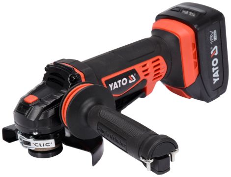 YATO - SZLIFIERKA KĄTOWA 18V 2 AKUMULATORY - YT-82828