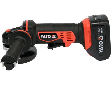 YATO - SZLIFIERKA KĄTOWA 18V 2 AKUMULATORY - YT-82828 - 2