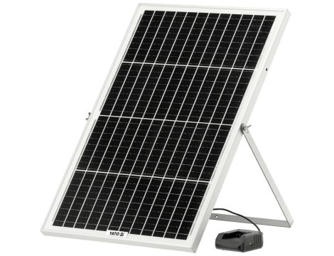 YATO - ŁADOWARKA SOLARNA I SAMOCHODOWA 18V (2A) - YT-828504